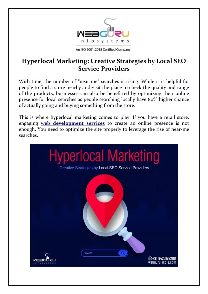 hyperlocal marketing creative strategies by local