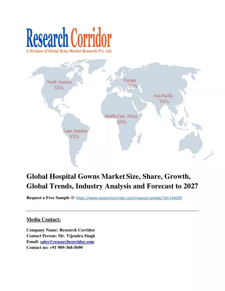 global hospital gowns market size share growth