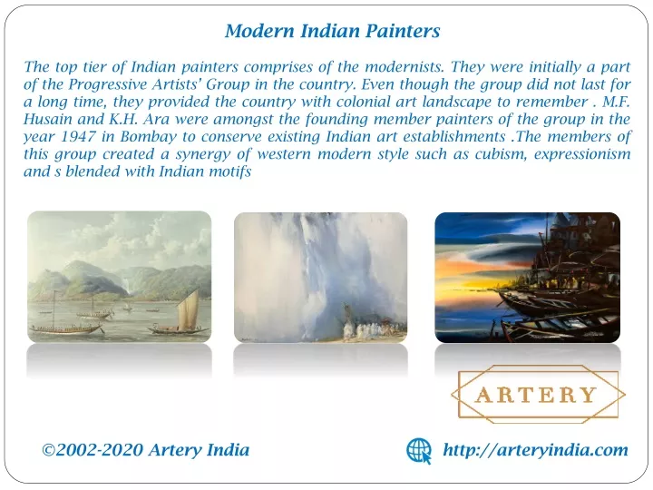 modern indian painters