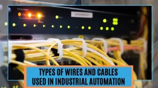 types of wires and cables used in industrial