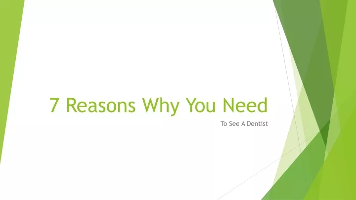 7 reasons why you need