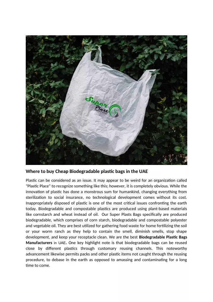 where to buy cheap biodegradable plastic bags