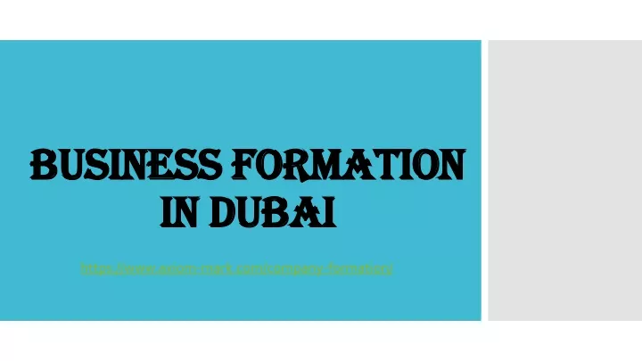 business formation in dubai