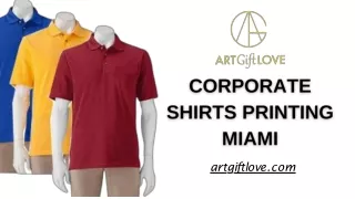 Corporate Shirts Printing Miami