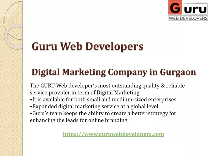 guru web developers digital marketing company in gurgaon