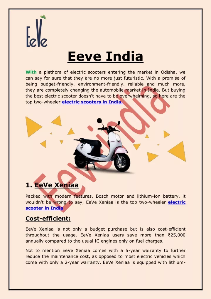 eeve india