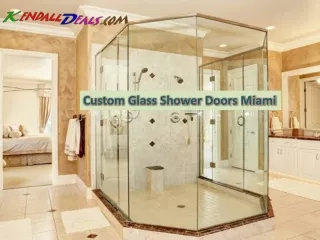 Custom Glass Shower Doors Miami