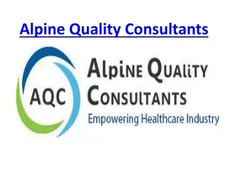 Alpine Quality Consultants