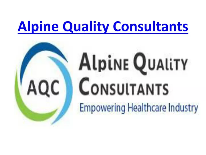 alpine quality consultants