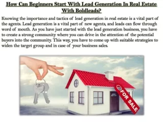 how can beginners start with lead generation