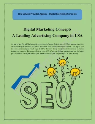 seo service provider agency digital marketing