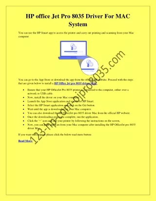 hp office jet pro 8035 driver for mac system