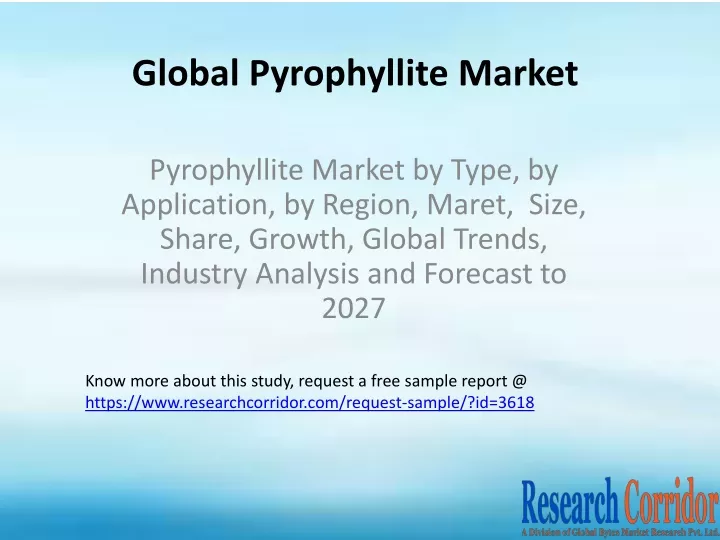 global pyrophyllite market