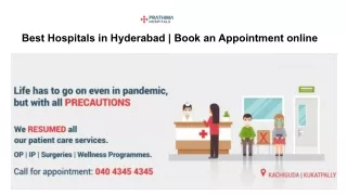 Best Hospitals in Hyderabad | Book an Appointment Online