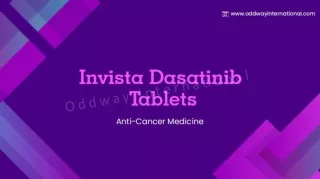 Purchase Invista (Dasatinib) Tablets Online from India
