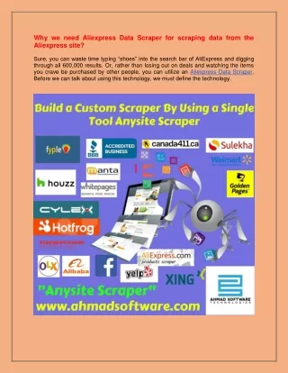 Build a Custom Scraper By Using a Single Tool Anysite Scraper