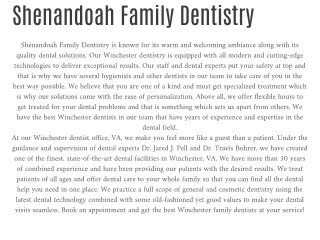 Shenandoah Family Dentistry