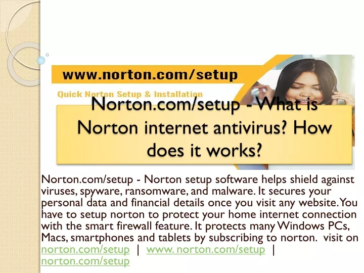 norton com setup what is norton internet antivirus how does it works