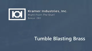 Wood Tumbling | Kramer Industries Inc