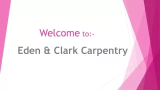 welcome to