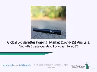 global e global e cigarettes vaping market