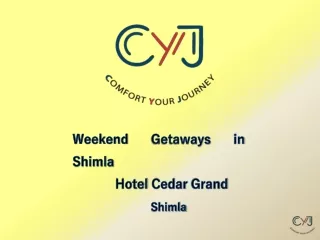 Family Weekend Getaway in Shimla | Best Resorts in Shimla