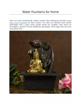 water fountains for h water fountains for home
