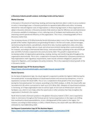 e discovery industry growth analysis technology