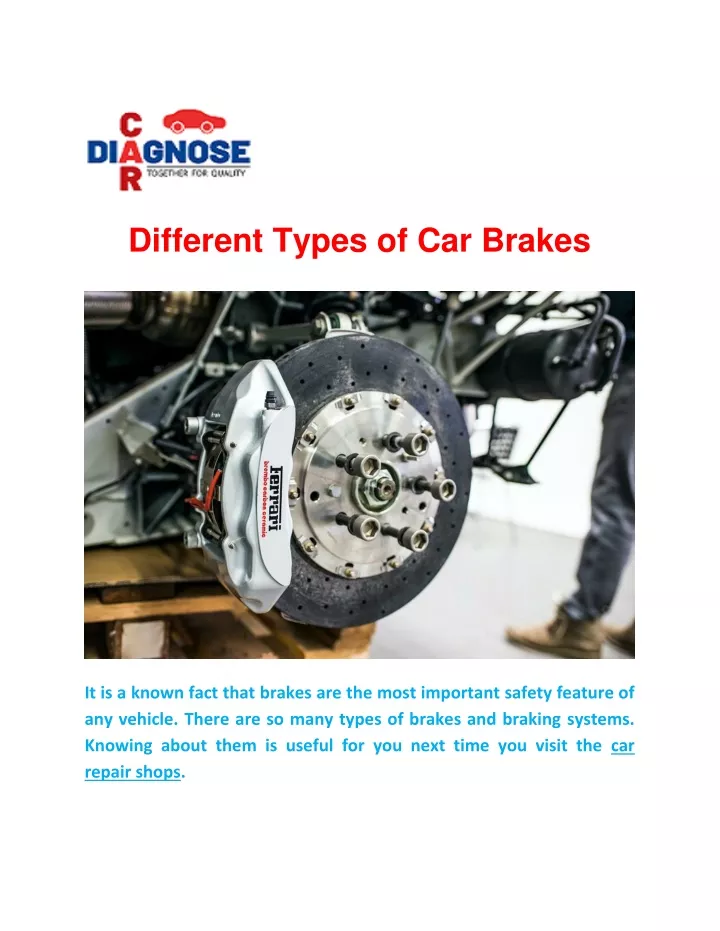 different types of car brakes