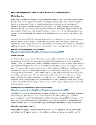rfid industry key dynamics recent and future