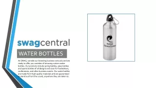 Custom Water Bottles Online - Swag Central