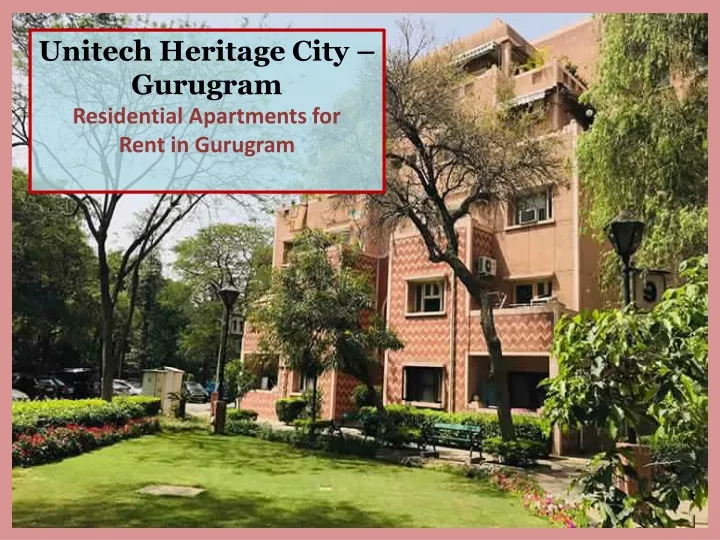 unitech heritage city gurugram residential