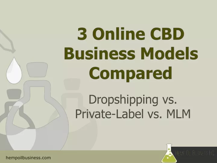 dropshipping vs private label vs mlm