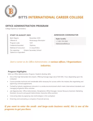 bitts international career college