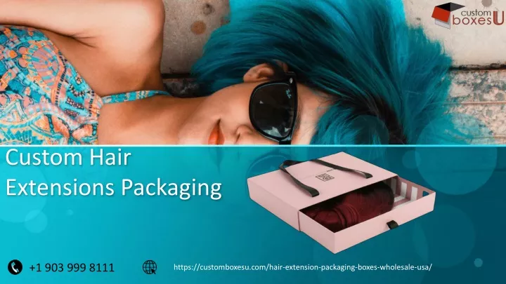 custom hair extensions packaging