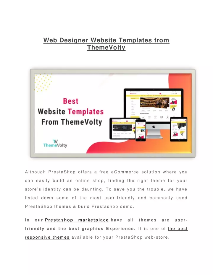 web designer website templates from themevolty