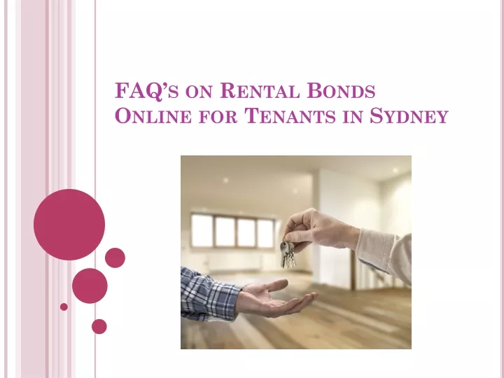 faq s on rental bonds online for tenants in sydney