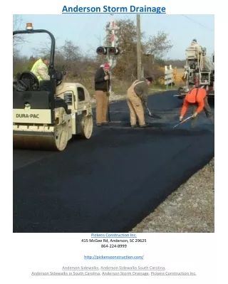 anderson storm drainage