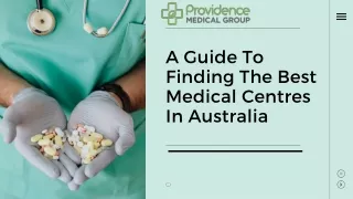 A Guide To Finding The Best Medical Centres In Australia