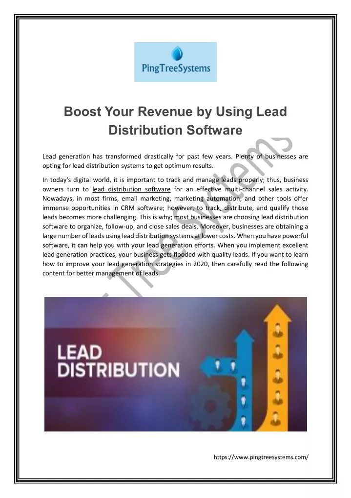 boost your revenue by using lead distribution