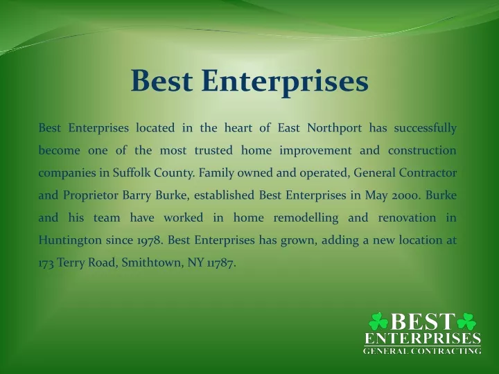 best enterprises