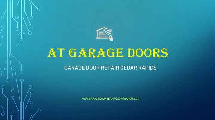 at garage doors