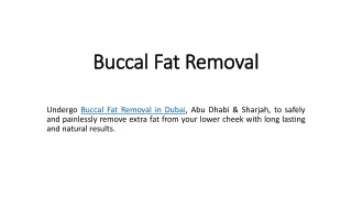 buccal fat removal