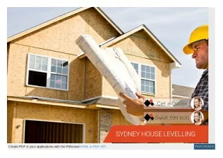 Sydney House Levelling- How to raise a house to fix its foundation
