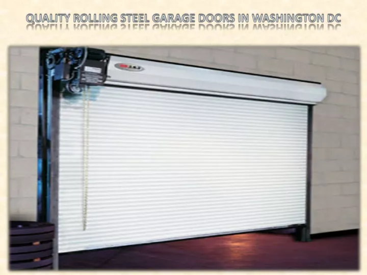 quality rolling steel garage doors in washington