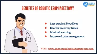 Benefits of Robotic Esophagectomy | Best Esophageal Cancer Surgeon in Bangalore