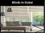 Blinds in Dubai - slide 1