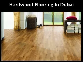 hardwood flooring in dubai