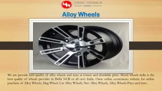 alloy wheels