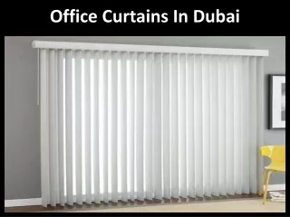 office curtains in dubai